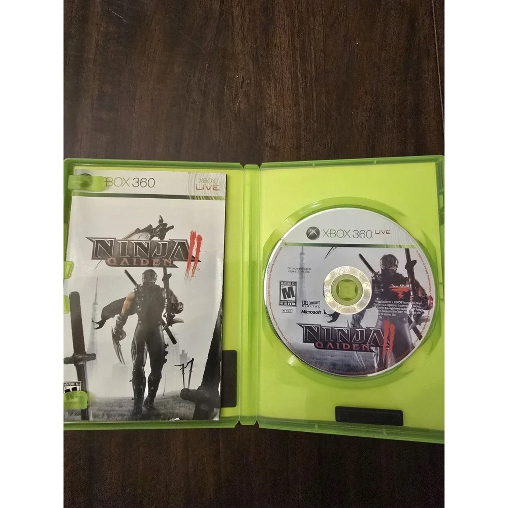 Ninja Gaiden II Xbox 360 COMPLETE Manual Case Game TESTED